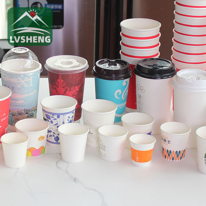 Copas de papel compostables