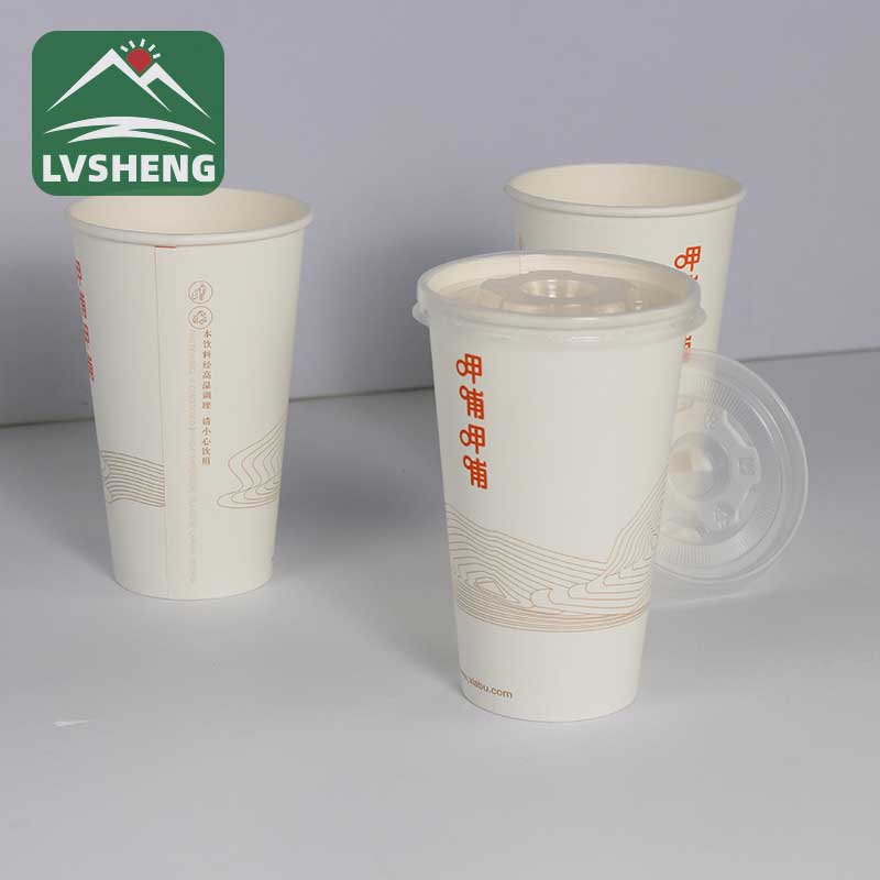 Vaso de papel biodegradable