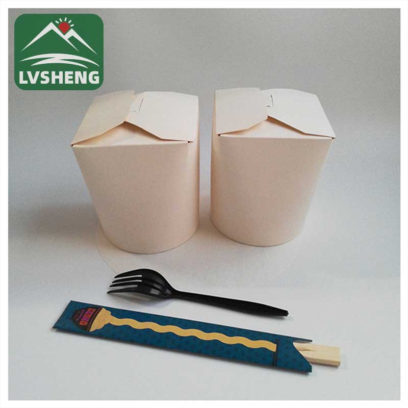 Contenedor de alimentos de papel
