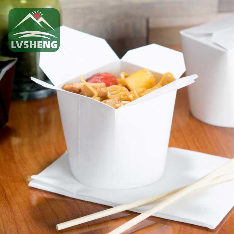 Caja de fideos de papel