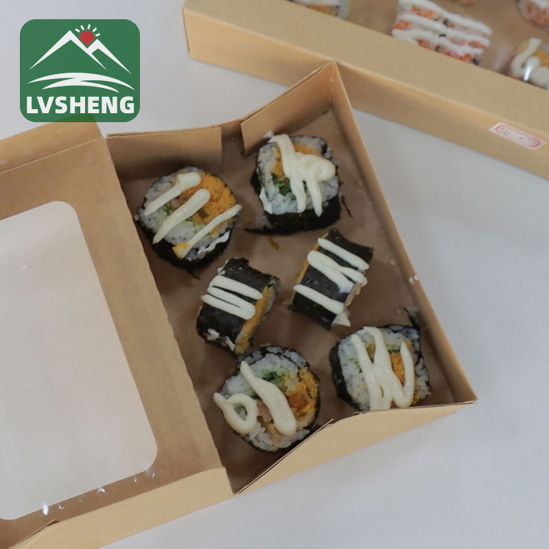 Caja de pastel con ventana