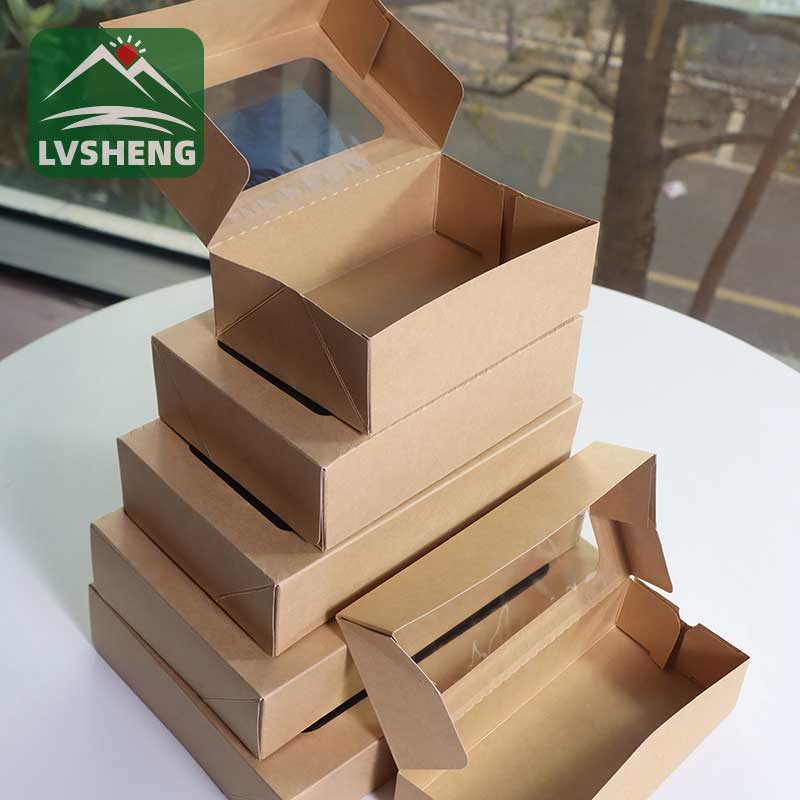 Caja de papel cuadrada