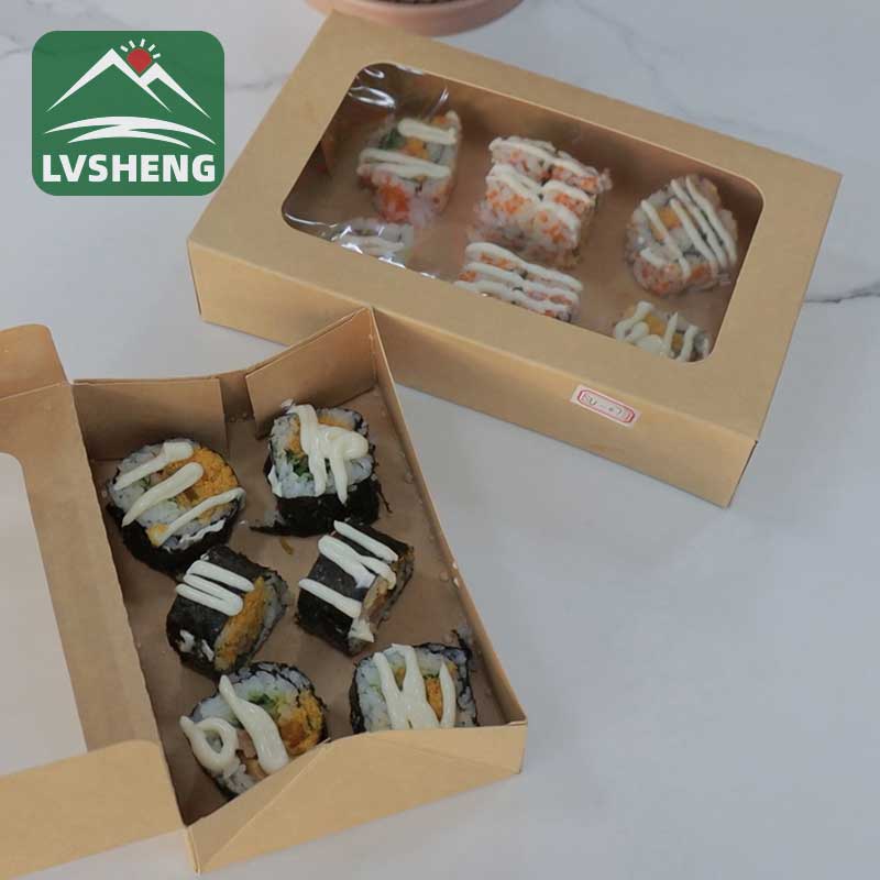 Caja de papel de sushi